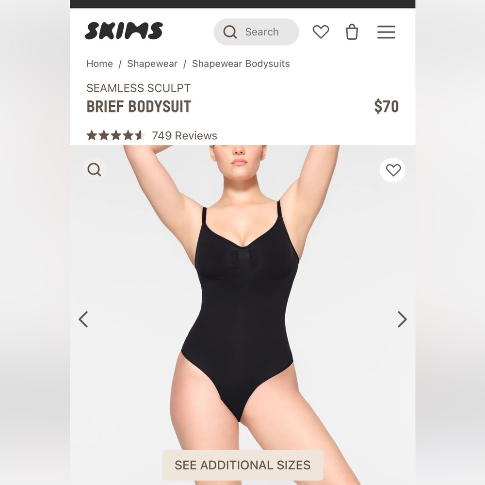 SKIMS brief bodysuit NEW IN BOX